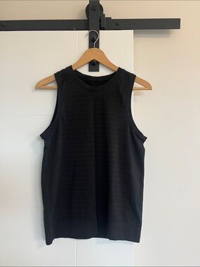 lululemon athletica Black Mesh Tank Top